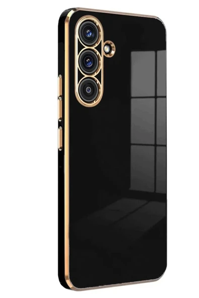 Samsung Galaxy A56 Kılıf Volet Silikon - Siyah