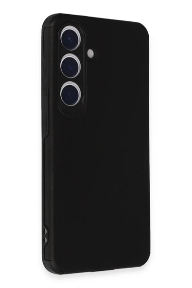 Samsung Galaxy S24 Kılıf Loop Deri Silikon - Siyah - 2