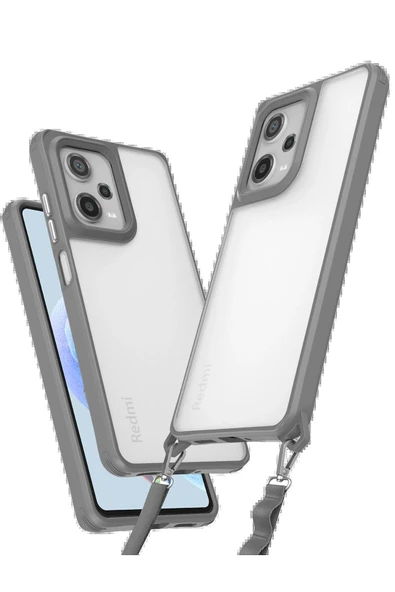 Xiaomi Redmi Note 12 Pro 5G Kılıf Penta Silikon Kılıf - Titan Gri