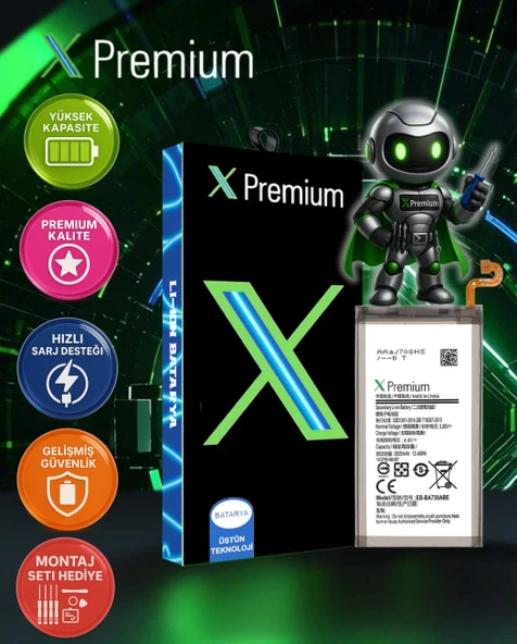 ​​Xpremium Samsung A8 Plus 2018 SM-A730 Batarya Pil Süper Yüksek Kalite 3500 mAh - 1