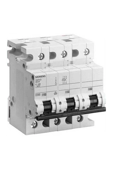 Siemens - 3P 100A 10kA C Serisi Trifaze Anahtarlı Otomatik Sigorta 5SP4391-7 ürün görseli