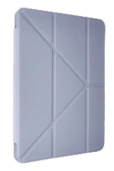 Samsung Galaxy Tab A9 Plus Kılıf Kalemlikli Mars Tablet Kılıfı - Açık Mor ürün görseli 1
