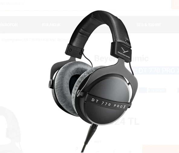 Beyerdynamic DT 770 PRO X Stüdyo Kulaklık
