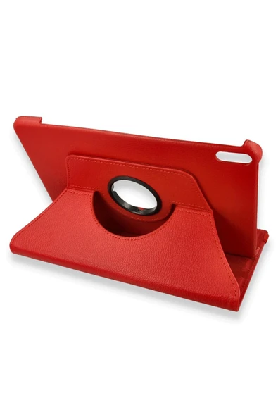 Huawei Honor Pad X8A Kılıf 360 Tablet Deri Kılıf - Kırmızı ürün görseli 1