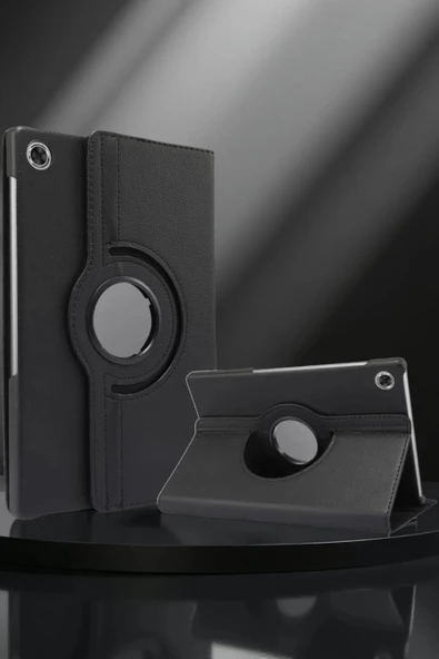 Lenovo Tab M10 TB311FU Kılıf 360 Tablet Deri Kılıf - Siyah ürün görseli 1