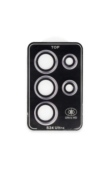 Samsung Galaxy S24 Ultra PVD Metal Kamera Lens - Pembe - Resim 3