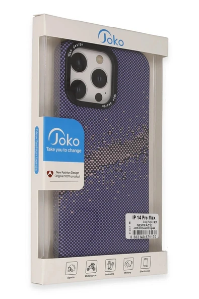 iPhone 15 Pro Max Basel Kapak - Derin Mor - 5