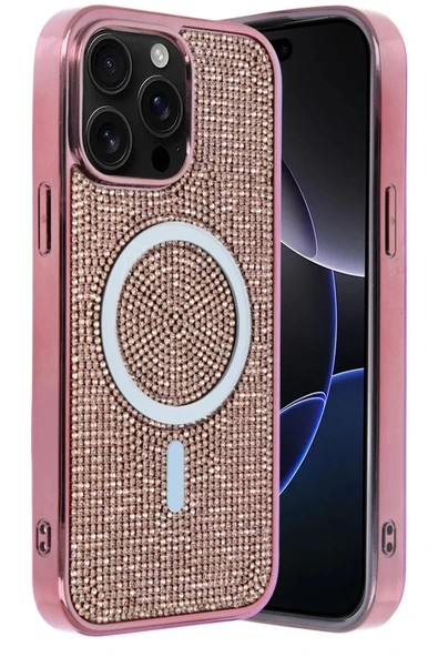 Apple iPhone 12 Pro Helen Magsafe Kapak - Pembe - 2