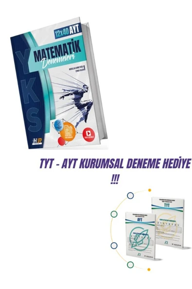 Hız ve Renk Yayınları AYT Matematik 15 x 40 Denemeleri - TYT-AYT DENEME HEDİYELİ!! - 1