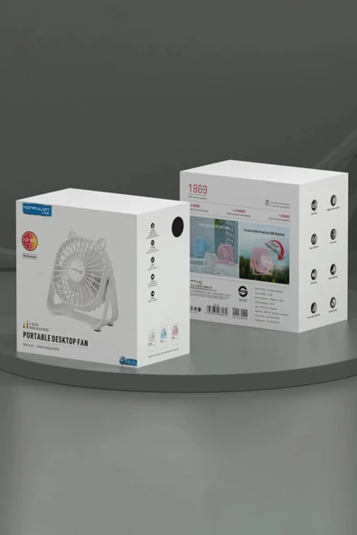FS23 Masaüstü Soğutma Fanı - Beyaz - 2