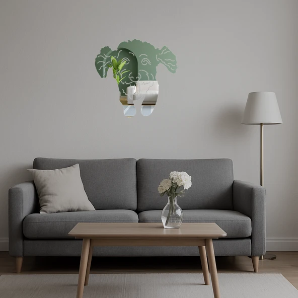 Zarif Köpek Yüzü Dekorasyon - Resim 5