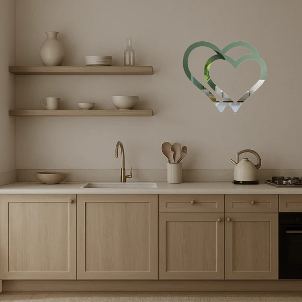 Modern Kalp Tasarımlı  İç Mekan Dekoru - Resim 5