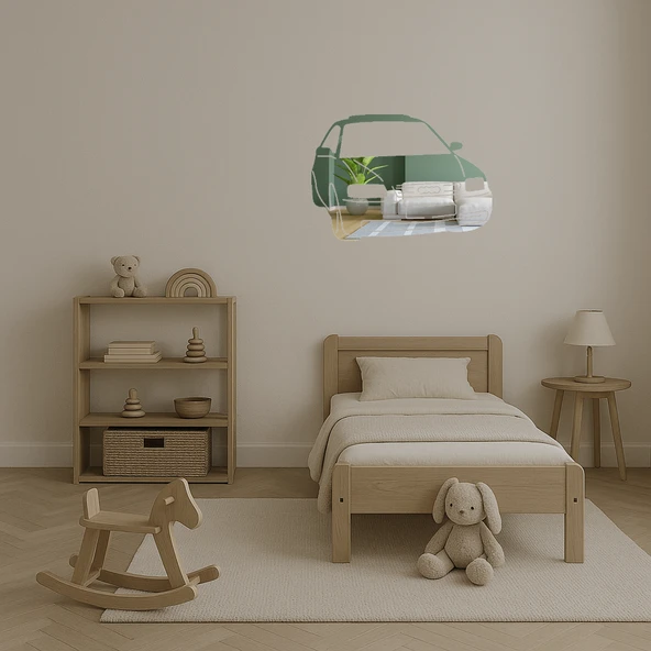 Modern Klasik Araba Temalı  Duvar Aynalı Tablosu - 5