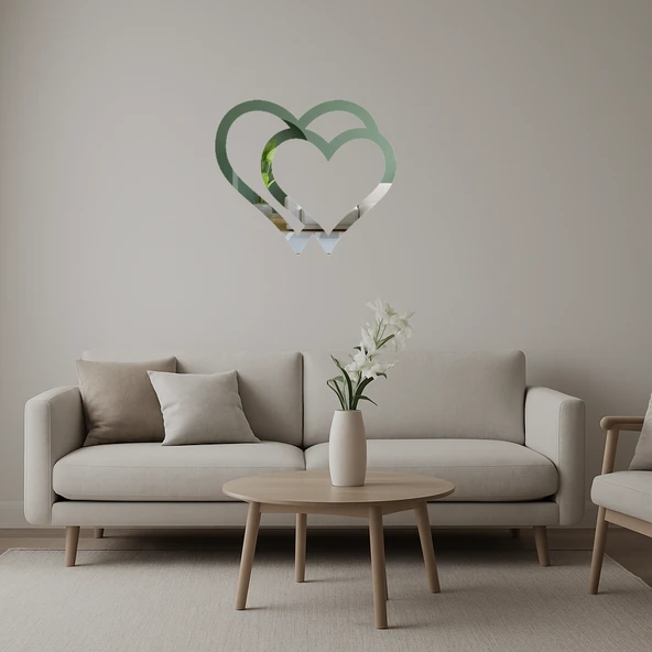 Modern Kalp Tasarımlı  İç Mekan Dekoru ürün görseli 1