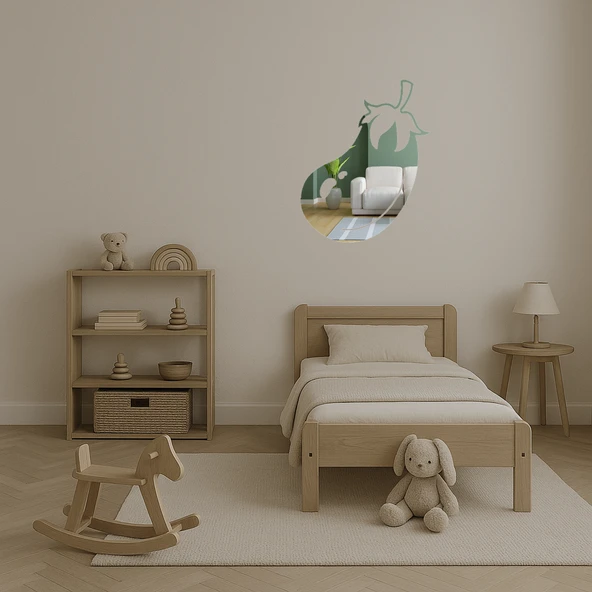 Brokoli Tasarımlı İç Mekan Aynalı Tablosu - 3