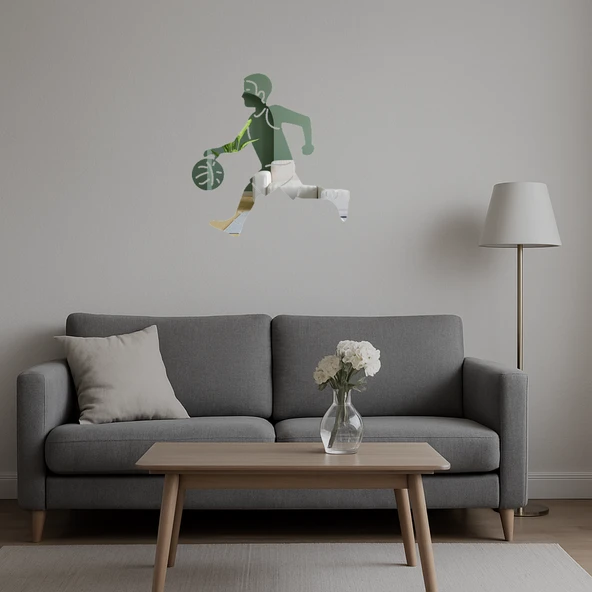 Top Sektiren Erkek Emoji Dekoratif Aynalı Tablo - 5