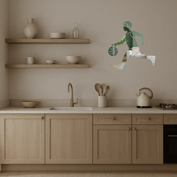 Top Sektiren Erkek Emoji Dekoratif Aynalı Tablo - 2