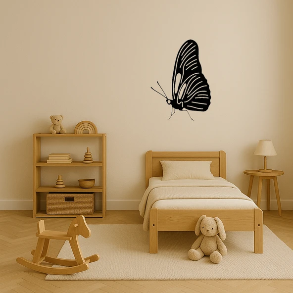 Dekoratif Kelebek Tablo - Model 28 - Resim 4