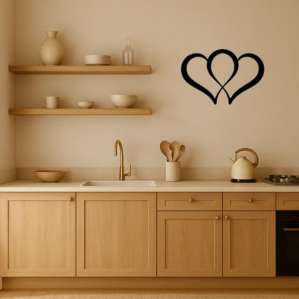 Aşk ve Kalpler İç Mekan Dekoratif Tablo - 3