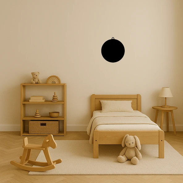 Dairesel Tasarımlı MDF Dekoratif Duvar Tablosu - 4