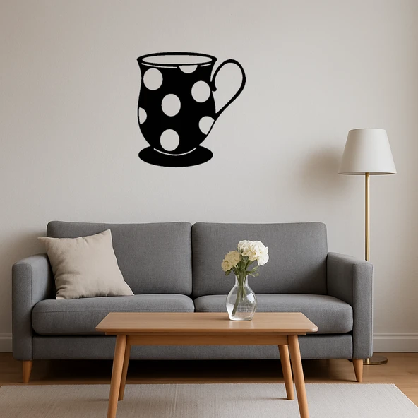 Çay Fincanı MDF Duvar Dekoru - 2