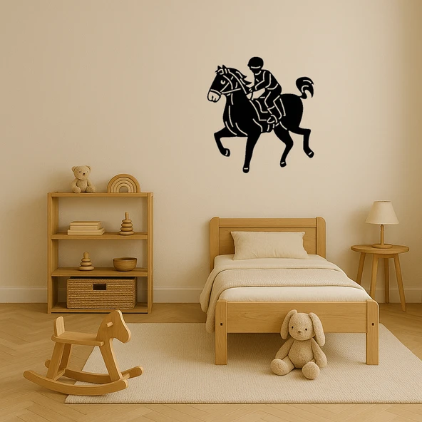 Binicilik Sporu Temalı Dekoratif Tablo - Resim 3