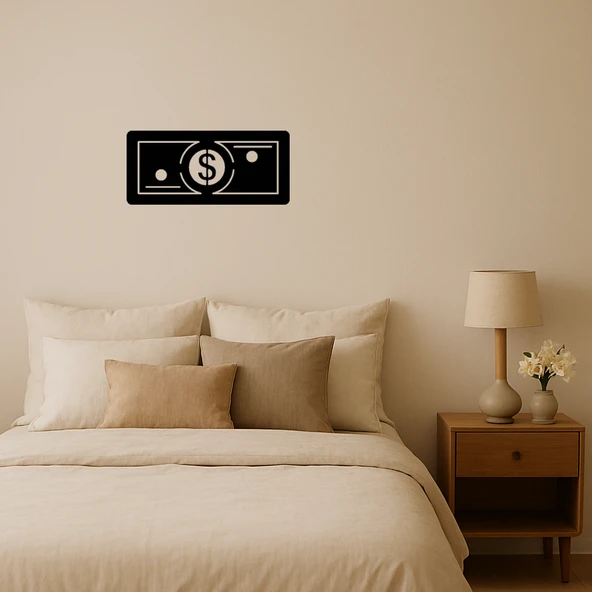 Yeşil Dolar Banknotu Dekoratif Tablo ürün görseli 1