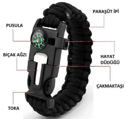 Çok Amaçlı Hayatta Kalma Bilekliği - 1