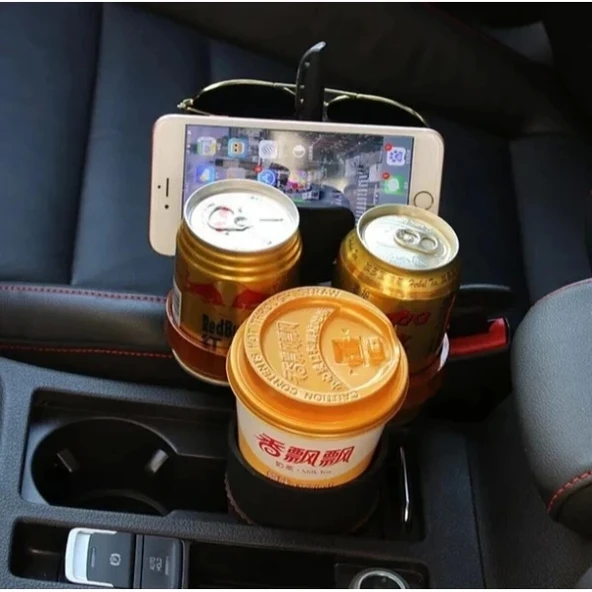 Ayarlanabilir Araç İçi Çoklu Bardak Tutacağı - 3