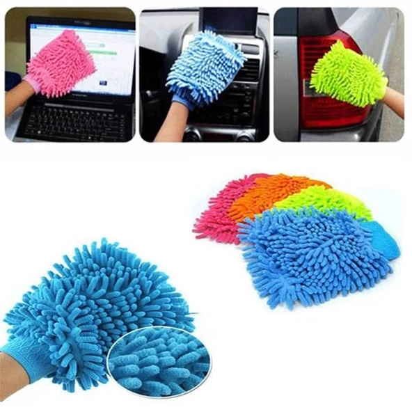 Mikrofiber Araç Yıkama Eldiveni ürün görseli 1