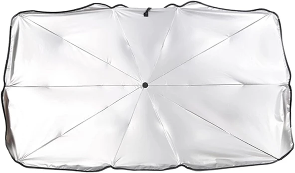 Araç İçi Ön Cam Şemsiye Güneşlik - Resim 3