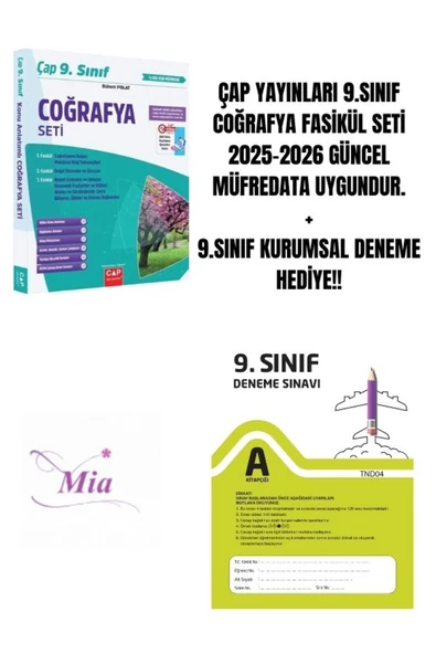ÇAP YAYINLARI 9.SINIF COĞRAFYA FASİKÜL SET HEDİYELİ - 1