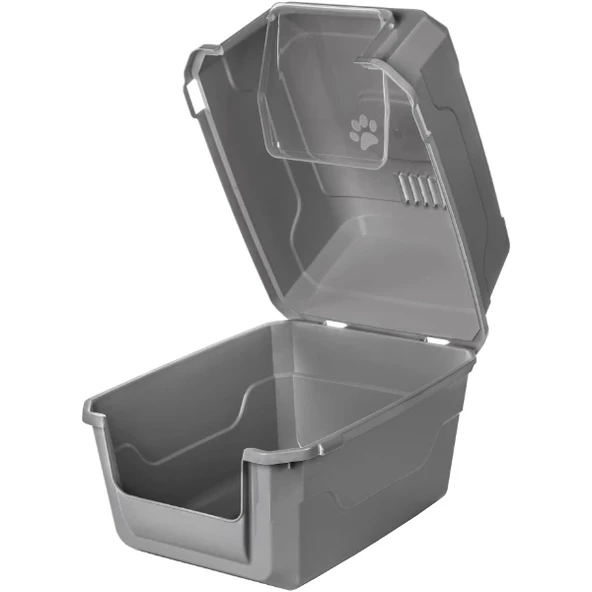 Mikopet Deluxe Kapalı Kedi Tuvaleti - Resim 5