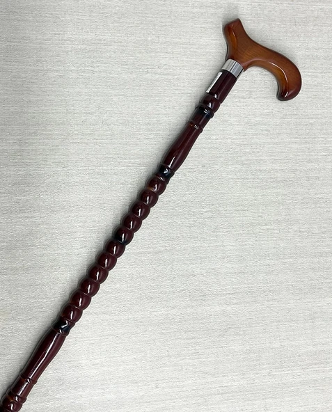 Rahat Tutuşlu Kahverengi Ahşap Baston ürün görseli 1