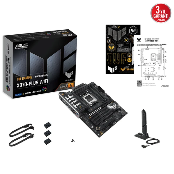 ASUS TUF GAMING X870-PLUS WIFI AMD AM5 DDR5 ATX - 3