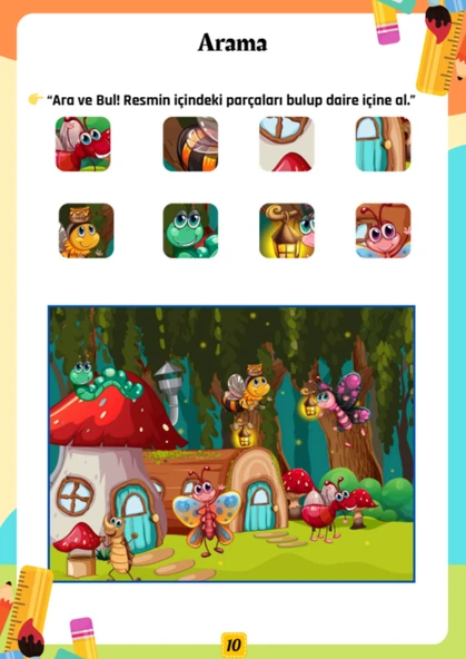 Okul Öncesi Zeka ve Mantık Gelişimi Kitabı  110 Etkinlik ürün görseli 1