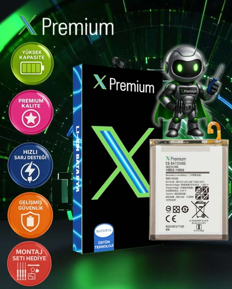 ​​Xpremium Samsung A9 2018 SM-A920 Batarya Pil Süper Yüksek Kalite 3720 mAh - 1