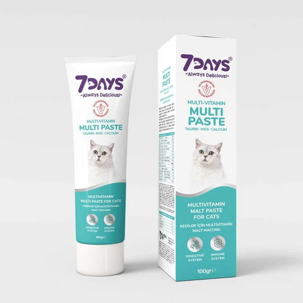 7Days Multi Vitamin Kedi Macunu 100 Gr ürün görseli