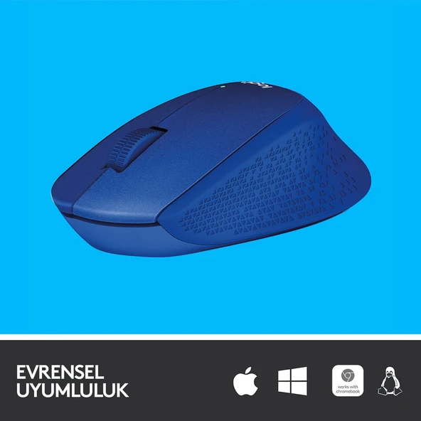 LOGITECH M330 1000DPI MAVİ MOUSE 910-004910 - 4
