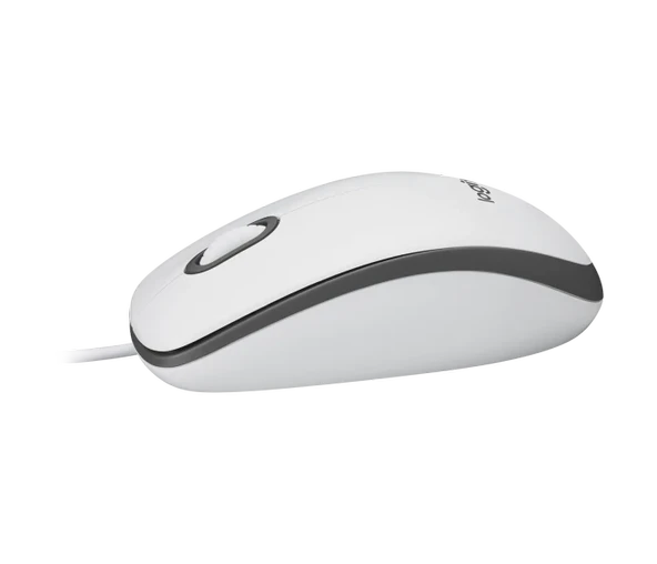 LOGITECH M100 KABLOLU BEYAZ MOUSE - 910-006764 - 3