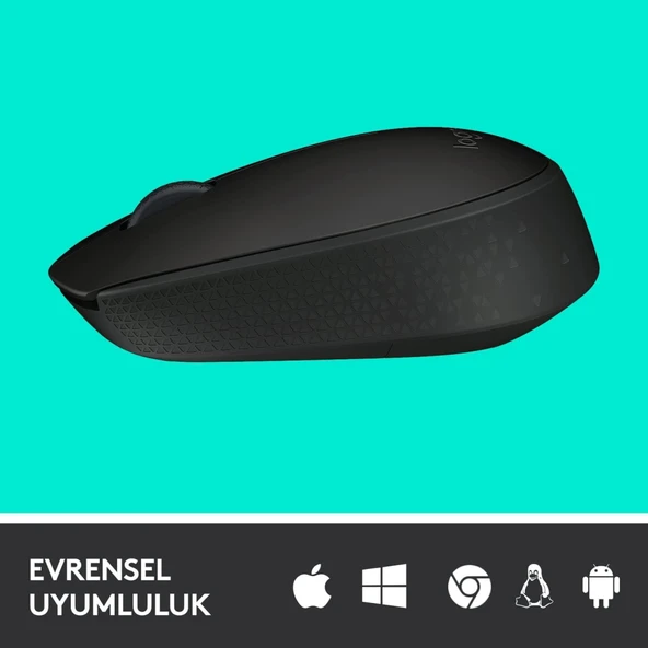 LOGITECH B170 NANO MOUSE KABLOSUZ SİYAH 910-004798 - Resim 4