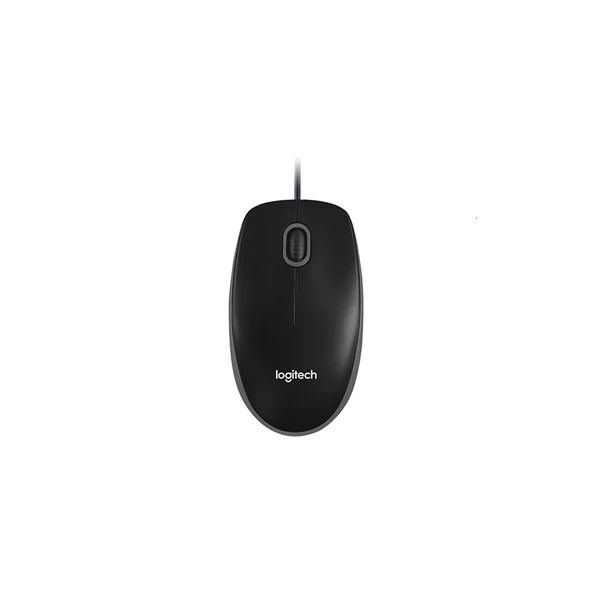 LOGITECH B100 NANO MOUSE KABLOLU SİYAH 910-003357 - 3