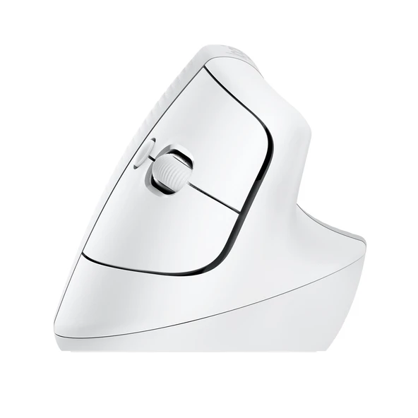 LOGİTECH LİFT SESSİZ KABLOSUZ ERGONOMİK DİKEY MOUSE BEYAZ 910-006475 - Resim 3