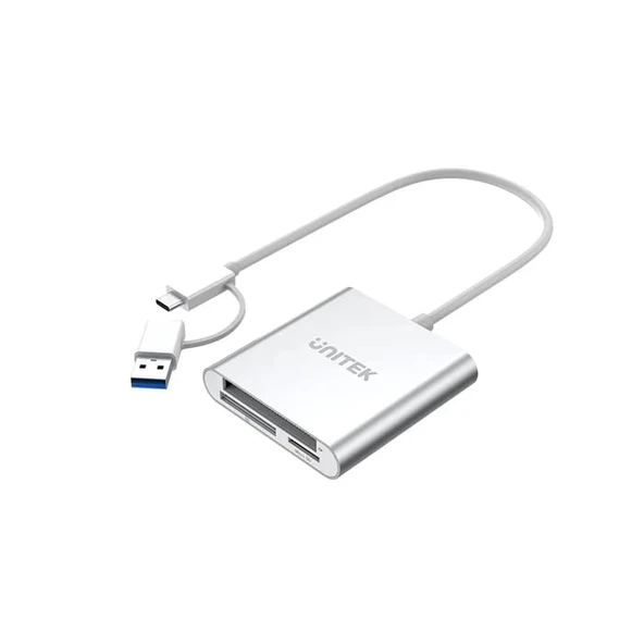 UNITEK USB-C/A TO HAFIZA KART OKUYUCU SD/CF/MICRO SD 5GBPS (Y-9313D)