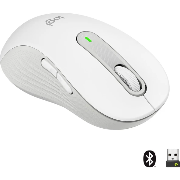 LOGİTECH M650 SİGNATURE KABLOSUZ MOUSE BEYAZ 910-006255 ürün görseli