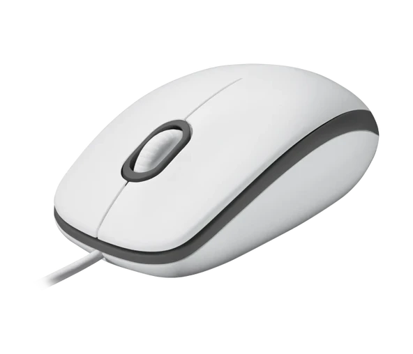 LOGITECH M100 KABLOLU BEYAZ MOUSE - 910-006764 - 2