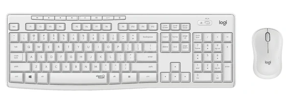 LOGİTECH MK295 KABLOSUZ KLAVYE & MOUSE SETİ BEYAZ 920-010089 - Resim 4