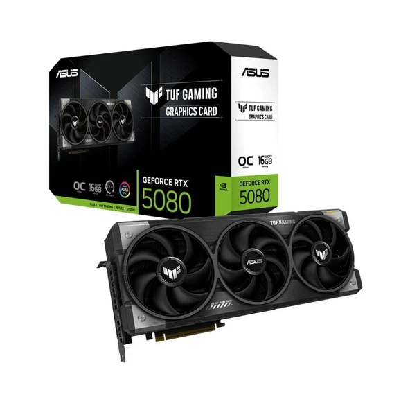 ASUS TUF GAMING TUF-RTX5080-O16G-GAMING EKRAN KART