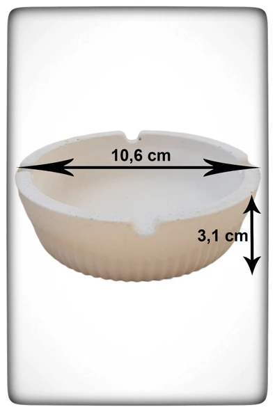 Beton Küllük Beton Kül Tablası Boyasız - 3