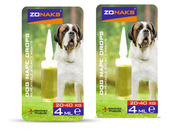 Köpekleriniz Için Ense Dış Damla 20 - 40 Kg Ağırlığındaki Için 4 ml X 2 Adet - 1
